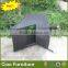 UV resistant outdoor furniture garden poly rattan table and chairs
