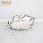 High Quality deep ceramic dish silver electroplate