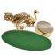 High Quality Gold Plated Ostrich Clock for Business Gift