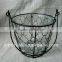black metal handle wall hanging metal candle holders for garden decoration