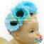 vintage colorful flower baby kids latest hairband designs