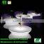 Italian Furniture Made in China LED Color Changing Light Table for Mariage Decoration