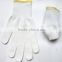 2014 NEW/10 gauge bleached white cotton glove/working glove