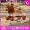 2017 New design cute bear wooden baby rocking animal W16D073
