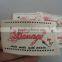 cotton printed main label /clothing cotton label