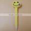Kids plush emoji QQ face pen cheap cute gift pen