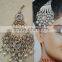 Hair accessory JHOOMAR JHUMAR passa TIKA CRYSTAL BEADS GOLD PLATED