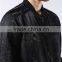 MGOO New Arrival Black Bomber Jackets For Men Long Sleeves Embroidery Tops Zip Up Winter Coat