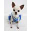 Blue Dog Tutu Dress Crochet Bling-bling Handmade Crocheted Wedding Designer Chihuahua Clothes Cat Costume