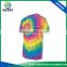 New arrival colorful printing short sleeve unisex sublimation t shirt