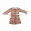 fall style bangladesh clothing children clothes stripe ruffle jacket +polka dot pants
