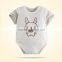 Factory Price Organic Cotton Baby Girls' Organic Short Sleeve Romper organic baby clothes
