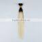  wholesale hair product two tone ombre colored hair weave bundles