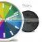 10 Inch Modern Simple Decorative Rainbow Wall Clock