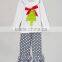 popular design ruffle christmas trees embroidery wholesale christmas clothes sets