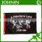 Custom 3*5feet polyester chian factory black assassin creed big flag