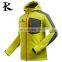 Custom Yellow Waterproof Jacket Empty Softshell Jacket