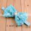 hot sell Baby Headband CHIFFON ROSE bow Tiara hair band