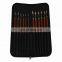 Nylon Case 12pcs Nylon Hair Long Handle Brush Set