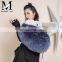 Long Style Warm Winter Real Fox Fur Parka Lined Fur Jacket With Fur Inside