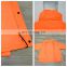 safety mason solid plasterer orange nylon raincoat