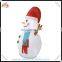 Giant inflatable snowman olaf, led inflatable snowman with scarf for outdoor christmas decor from china manufacturer