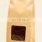 Custom Printed Food Kraft Paper Bags Lined Aluminum Foil Paper Coffee Bag