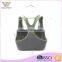 Comfortable close-fitting nylon breathable pure color high impact sports bra