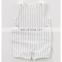 T-BJ001 High Quality Sleeveless Fashion Stripe Baby Jumpsuits