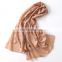 Italy thicken embroidered knitted plain solid colors pashmina cashmere shawls scarf