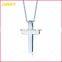 Personalized Men's Polished Simple Cross Stainless Steel Cross Pendant
