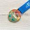 custom OEM ODM colorful marathon miraculous medal with baked enamel