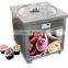 Stirring Fry Fruit Yogurt Fried Ice Cream Rolls Machine/ Single Pan With 6 Cooling Tanks