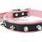 Single Row Anti-bite Rivet Pet Leather Collar Leash Training Dog Pulling Rope Pet Neck Chain Pet Supplies