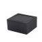 High quality black clamshell rotating cufflinks box packaging gift box