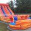 Dual Lane Inflatable Fire and Ice Water Slide Commercial