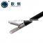 Surgical laparoscopic medical curved forceps scissor
