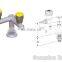 CE Factory gas tap for sale gas cork laboratory gas fittings