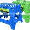 Greenco Super Strong Foldable Step Stool for Adults and Kids - 11 Inches in Height, Holds up to 300 Lb - 2 Pack - (Blue, Green)