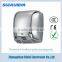 high speed stainless steel wall mounted hand dryer