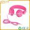 Wholesale promotional stylish stereo deep bass effect communication kids headphones