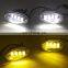 2PCS Car LED Fog Light For Honda JAZZ FIT 2012-2014 For CIVIC 2009-2015 For ACCORD 2008-2013 Fog lamp DRL Daytime Running Light