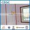 shipping container office with two windows and one door