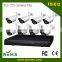 HD h.264 720P 8ch CVI camera Kits with bullet cameras and 4channel P2P camera cctv kit