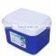 Portable 13 liter cooler box plastic cooler with handle food grade camping