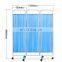 Portable 201 Stainless Steel Frame 3 Folding Partition medical Ward Screen for Hospital