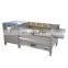 China 304 Stainless Steel Brush Roller Type Cassava Potato Washing Peeling Machine
