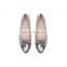 ladies latest style flat sandals women's pointed toe snake print color sandals shoes