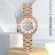 Luxury Watches SKMEI 1739 Japan Movement Stainless Steel Gold Plated Wrist Watch For Lady With Diamond