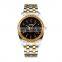 SKMEI New Men fashion Quartz Watch Men Gold 9098